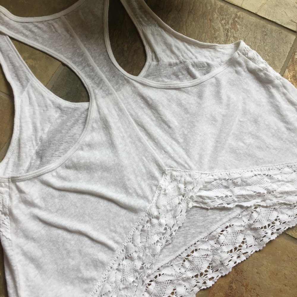 Hollister Flowy BoHo Tank W/Lace Trim (like NEW) - Picture 8 of 16